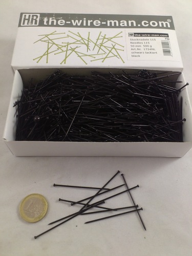 Iron pins 5 cm 500 gr. black